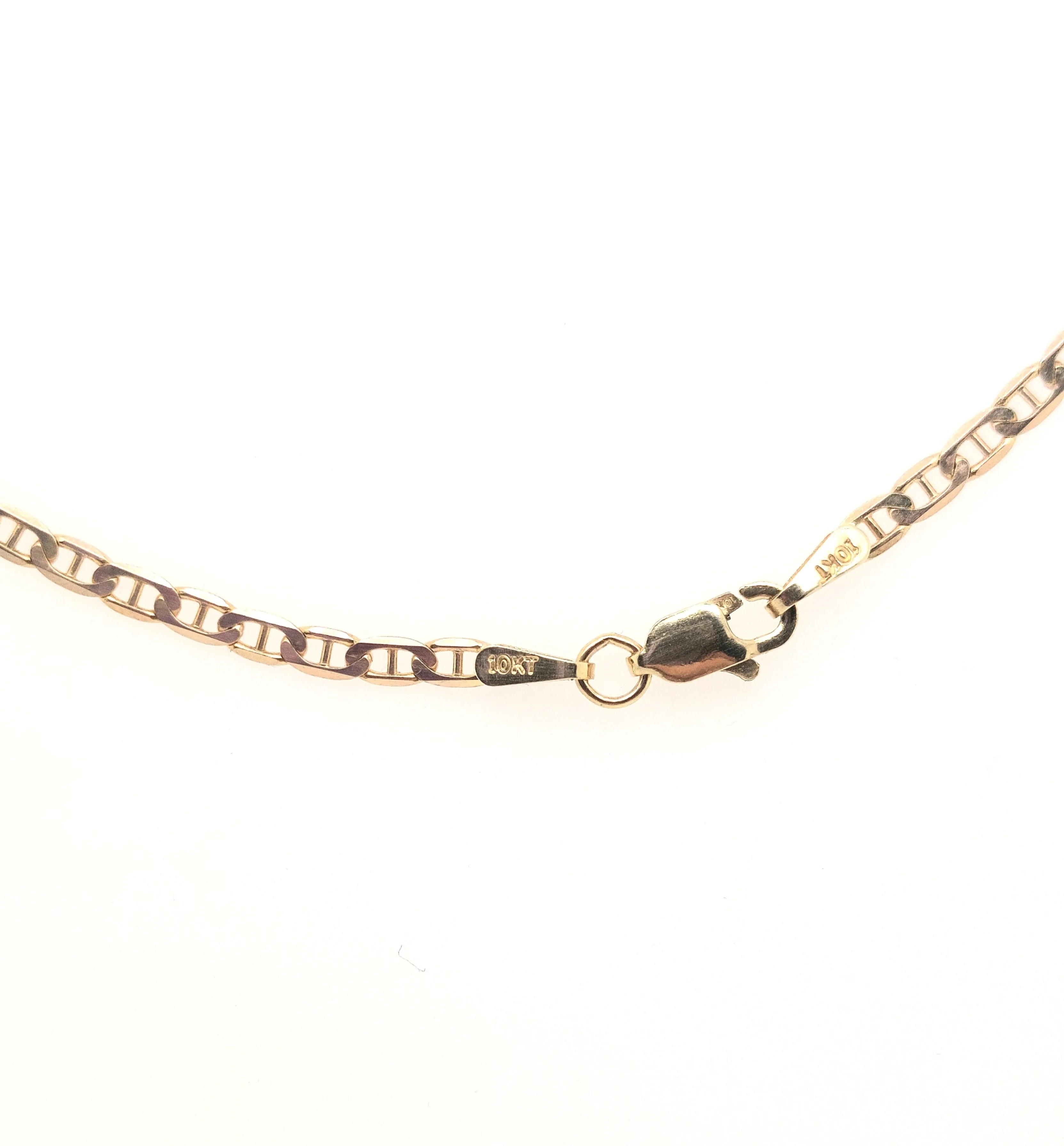 10KY Anchor Link Anklet  10" long, 2.5 g