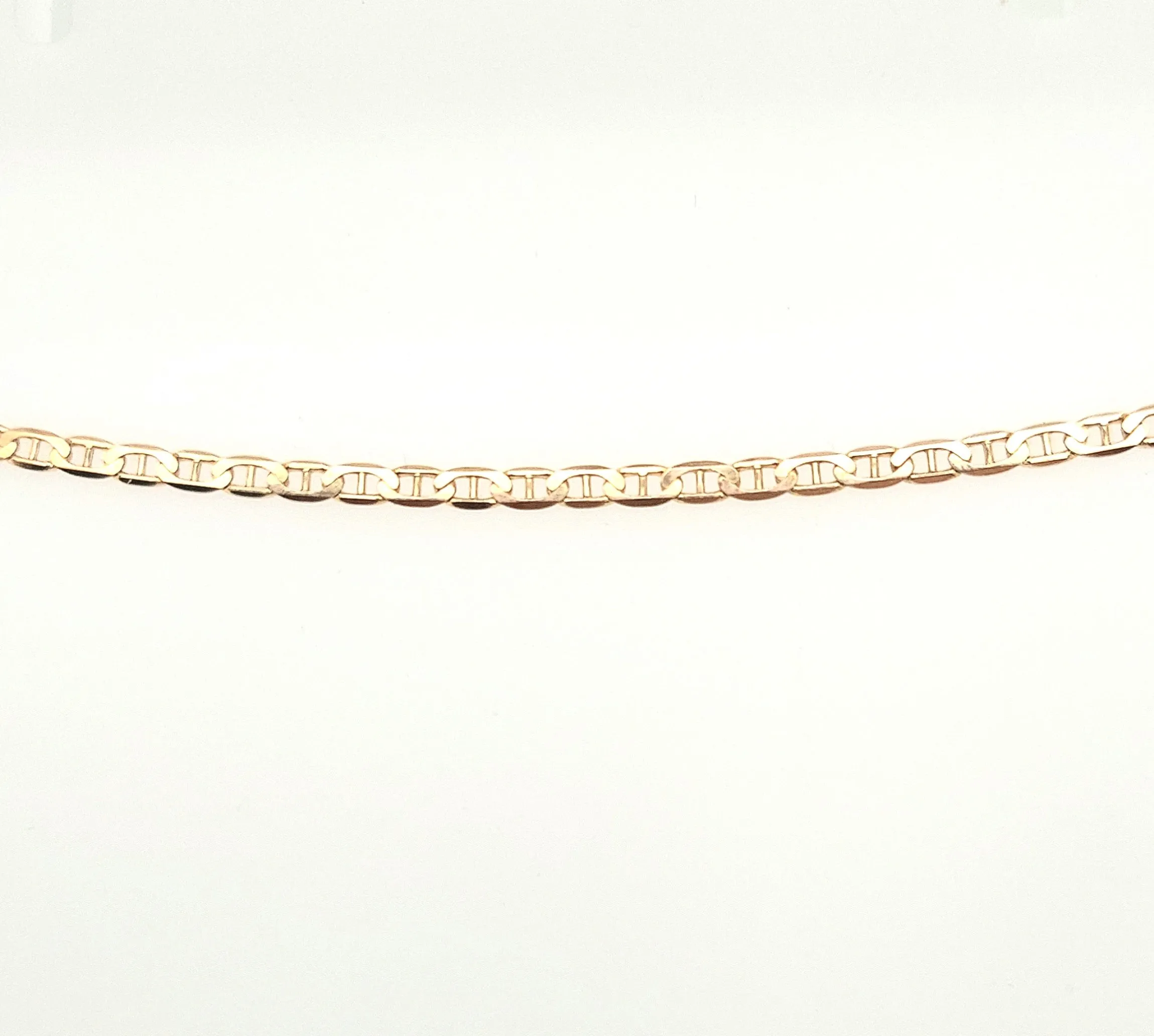 10KY Anchor Link Anklet  10" long, 2.5 g