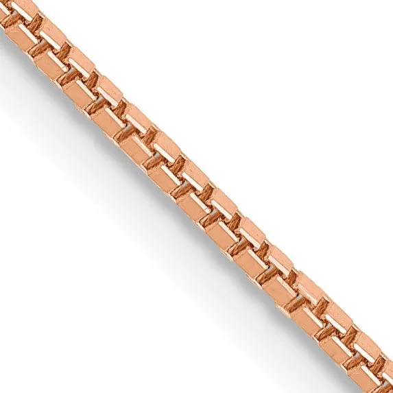 14KT Rose Gold 30-inch 1MM Box Chain