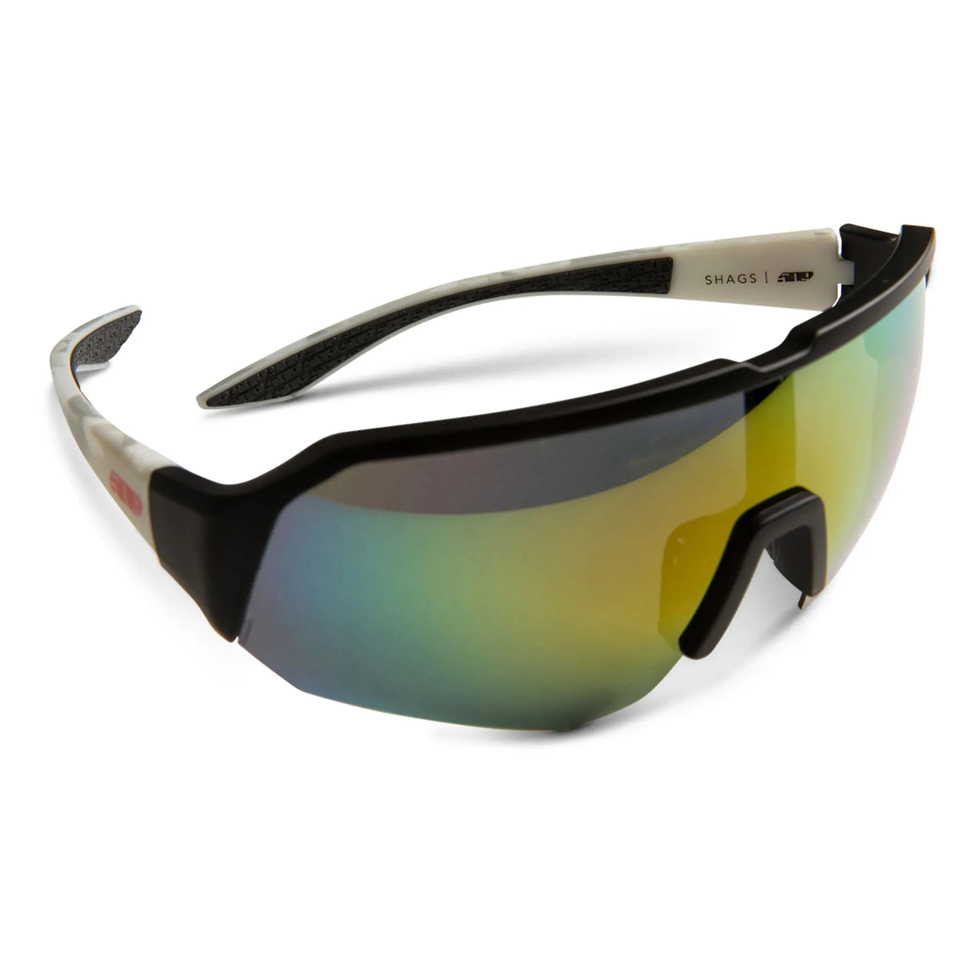 509 F02010200-000-801 Shags Polarized Sunglasses Fusion 5 Lens TR90 Frames Durable White