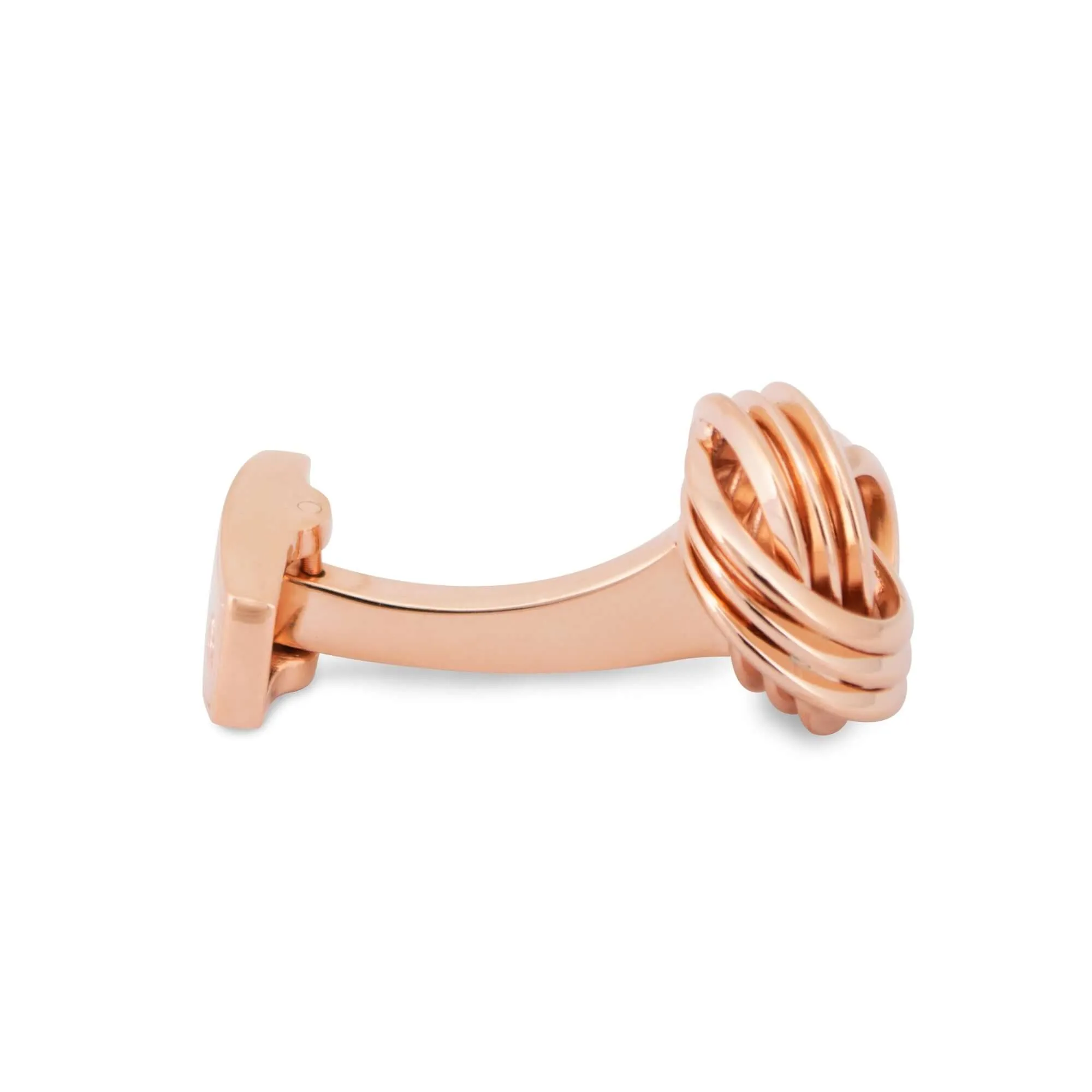 A.Azthom Wire Knot Rose Gold-tone Cufflinks