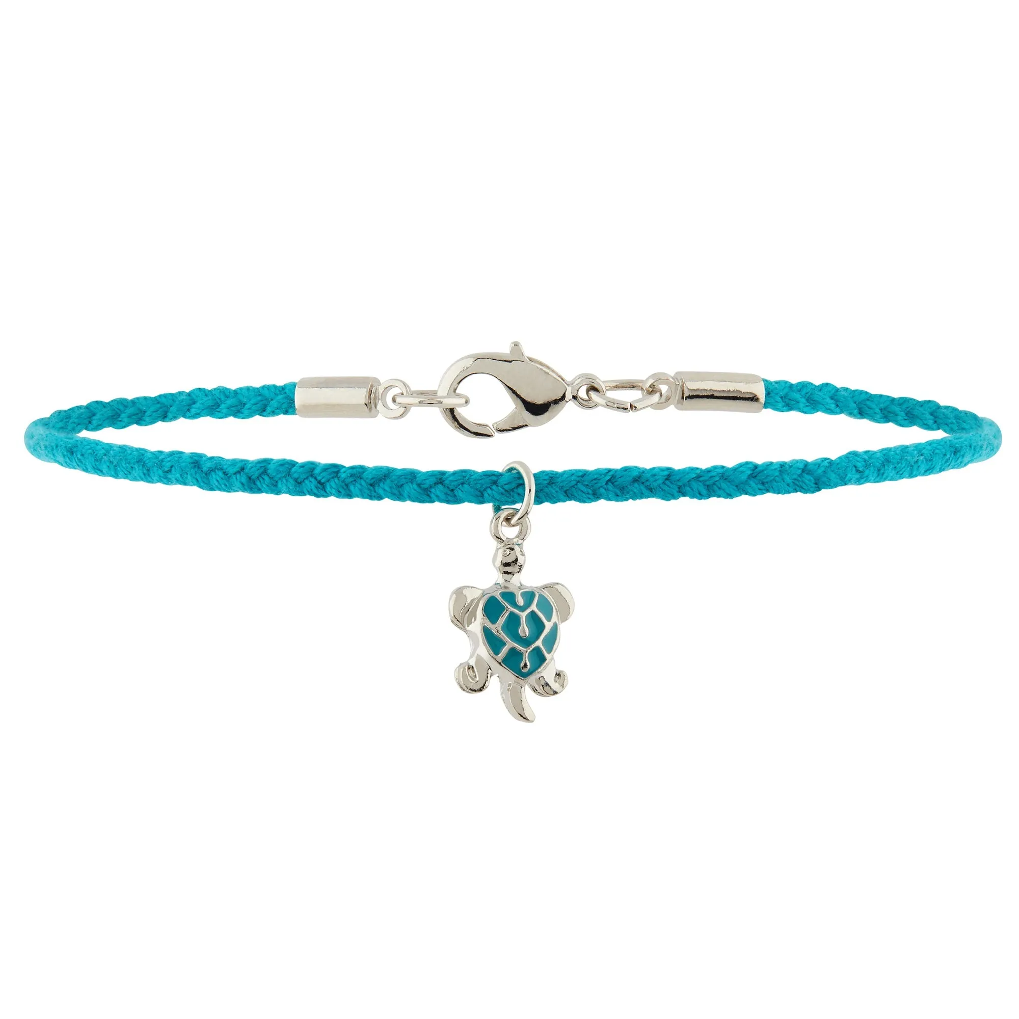 Accessorize London Women'S Blue Tammy Turtle Charm Anklet