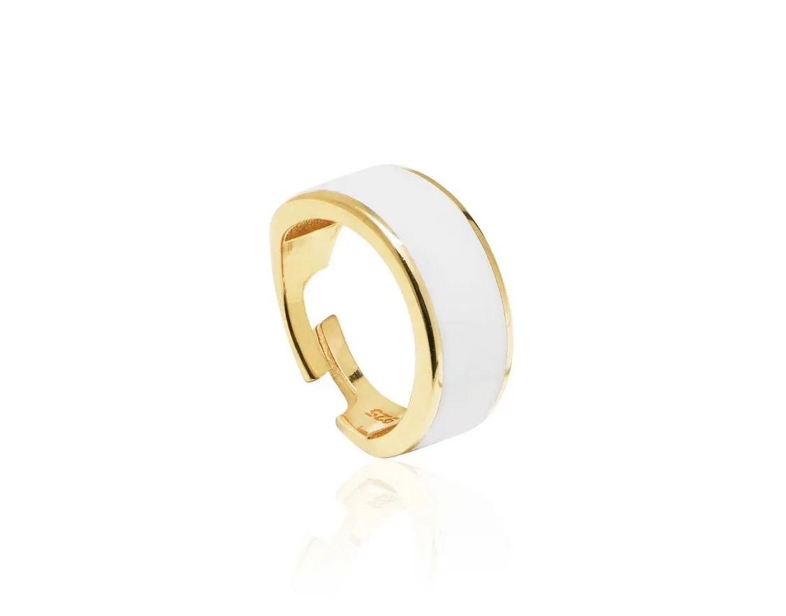 Adjustable Enamel Ring