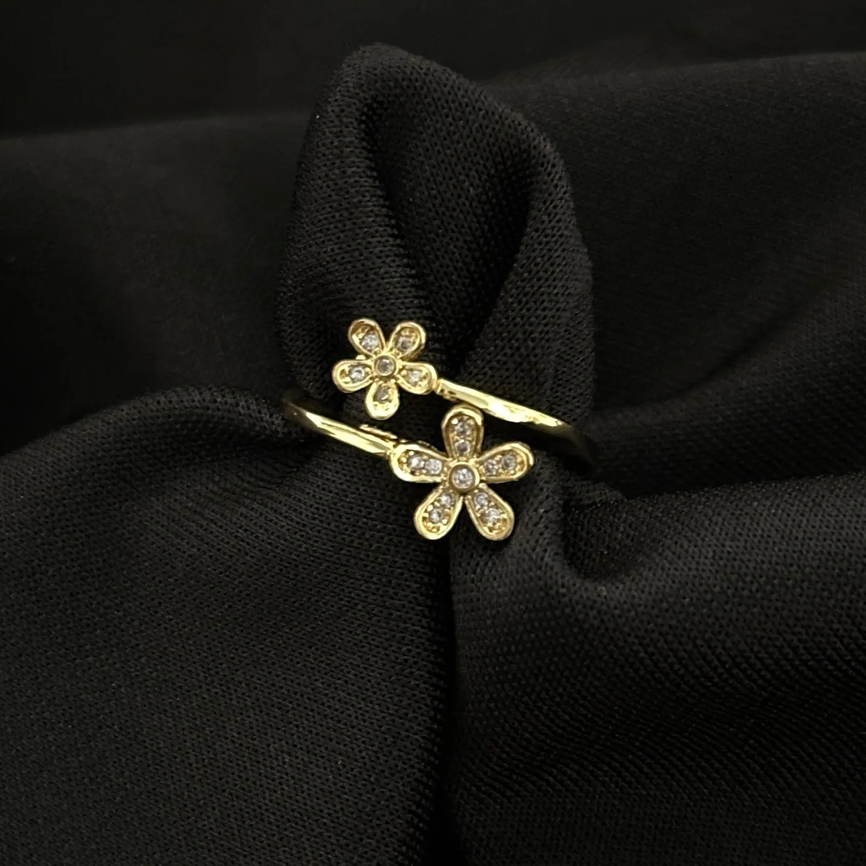 Adjustable Flower Ring