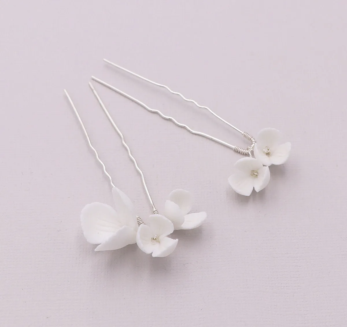 Angie Flower Hairpin Set of 2