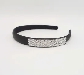 bling plated headband rhinestone embellished hairband for women