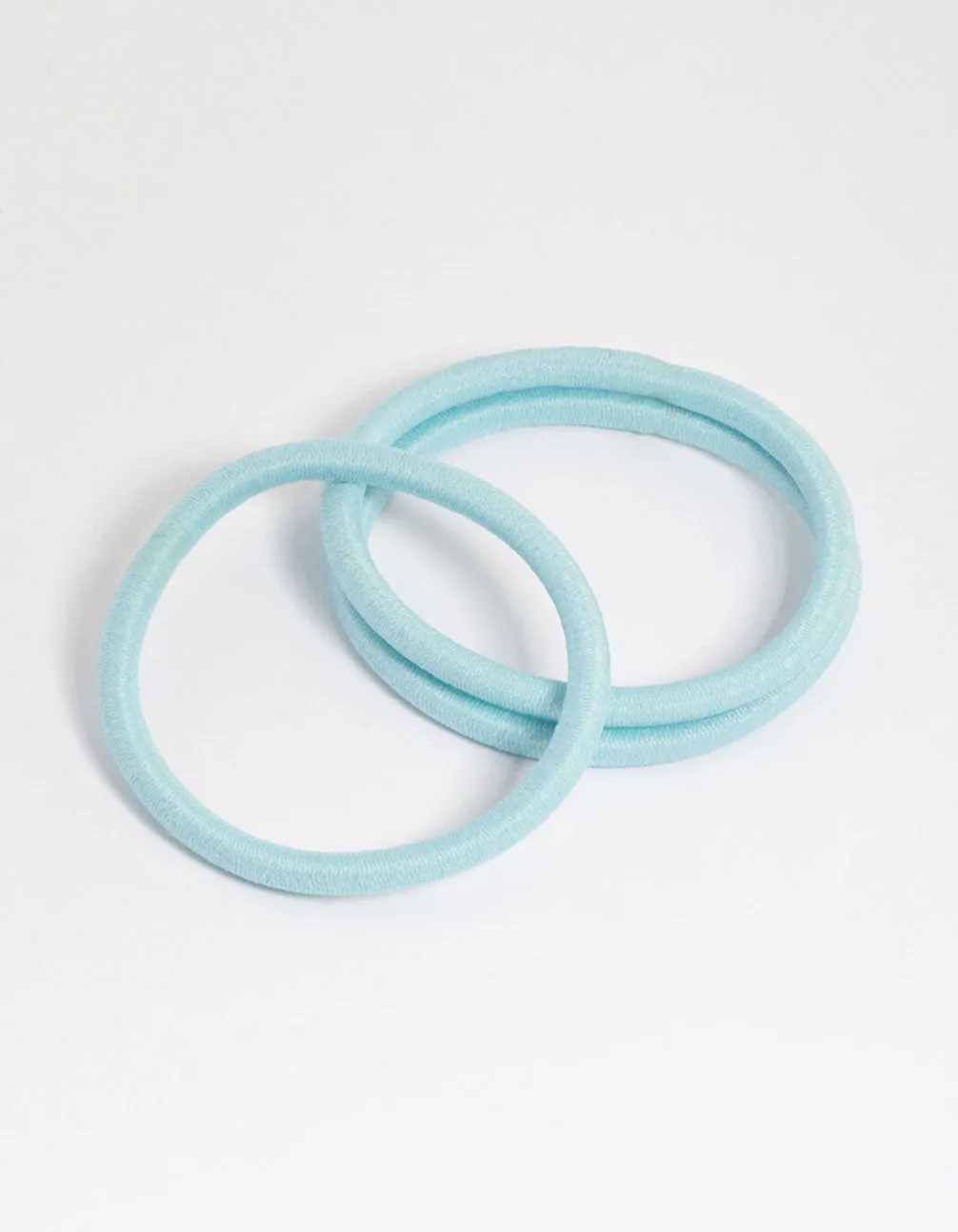 Blue Fabric Classic Hair Tie Pack