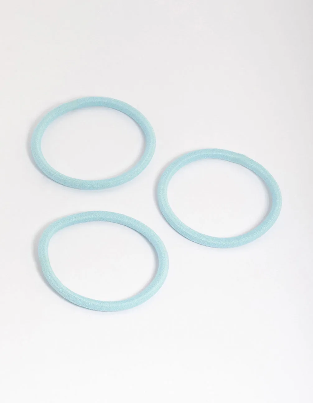 Blue Fabric Classic Hair Tie Pack