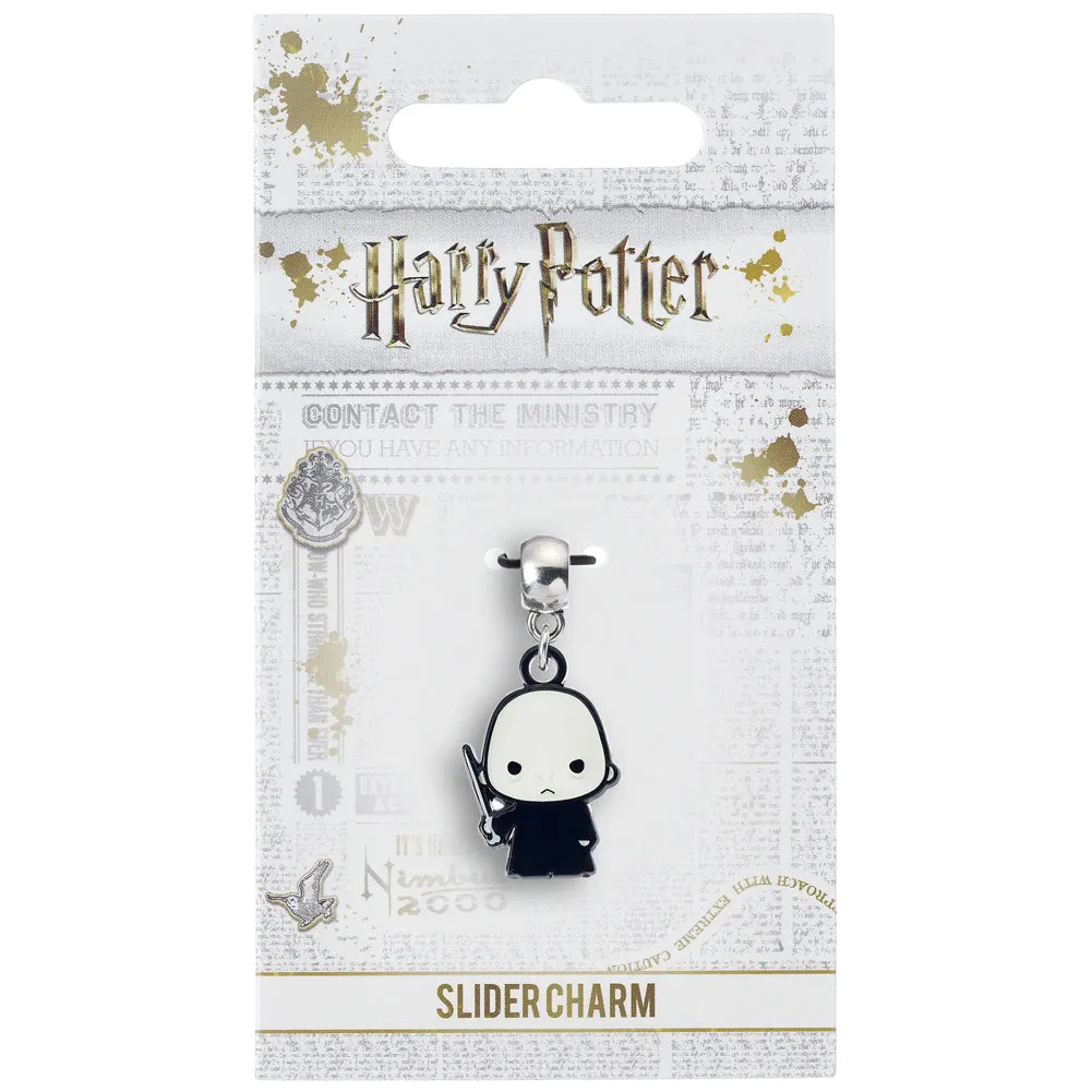 Charming Chibi Voldemort Silver Plated Slider Charm