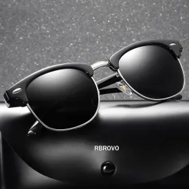 Classic Polarized Sunglasses Women Men Brand Designer Vintage Square Sun Glasses Driving Anti Glare Glasses Mirror UV400