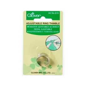 Clover Adjustable Ring Thimble