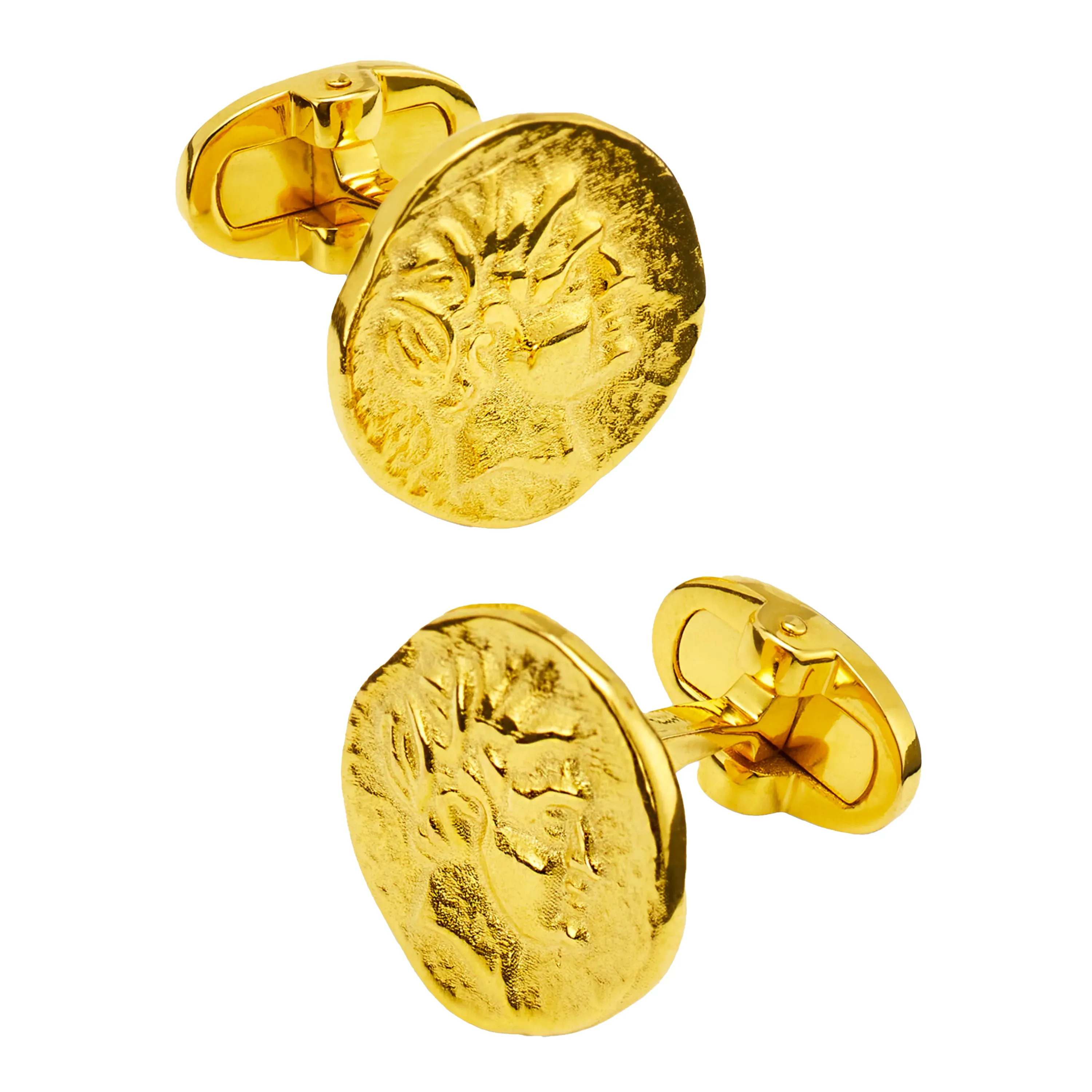 Coin 18K Gold Vermeil Cufflinks