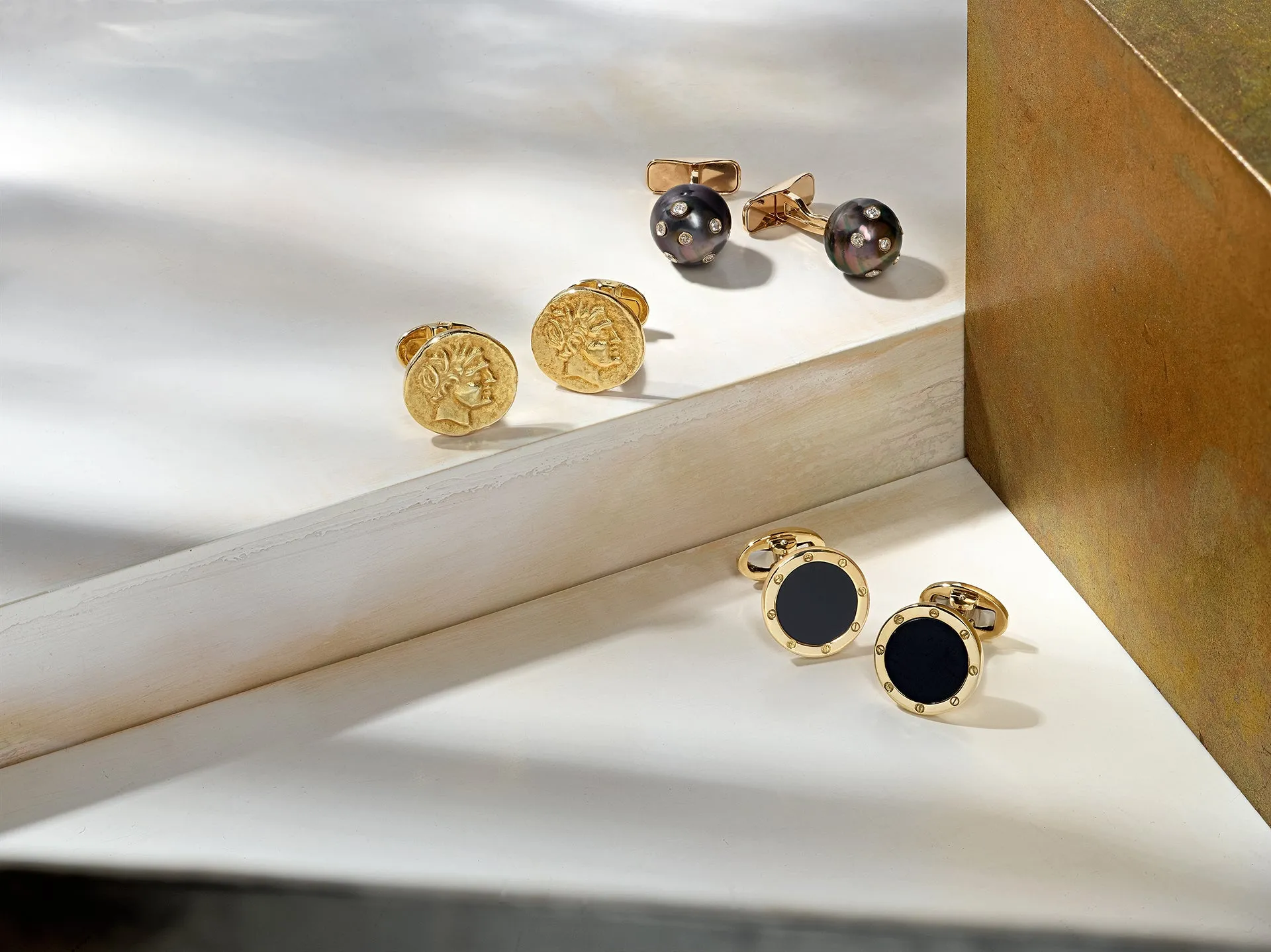 Coin 18K Gold Vermeil Cufflinks