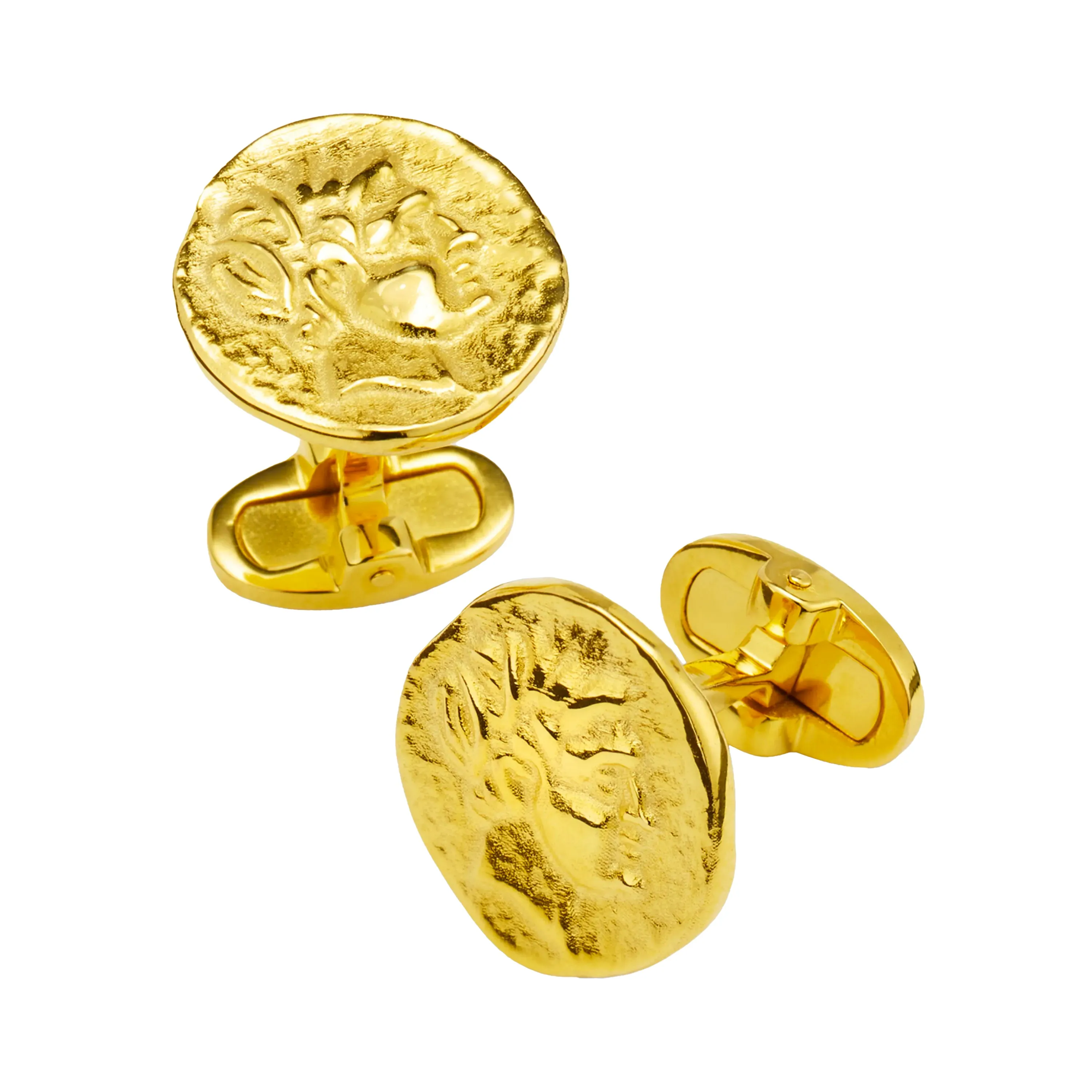 Coin 18K Gold Vermeil Cufflinks