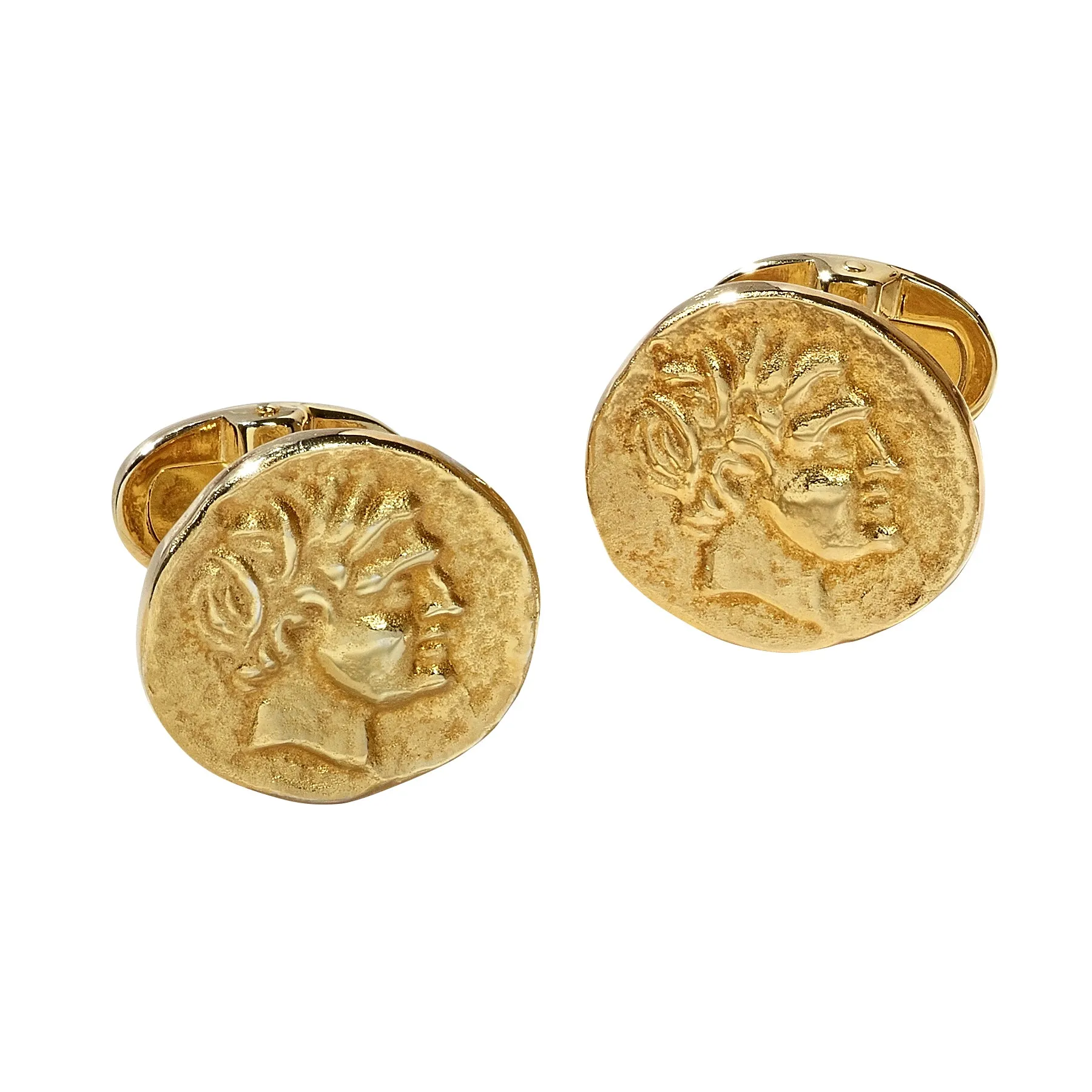 Coin 18K Gold Vermeil Cufflinks