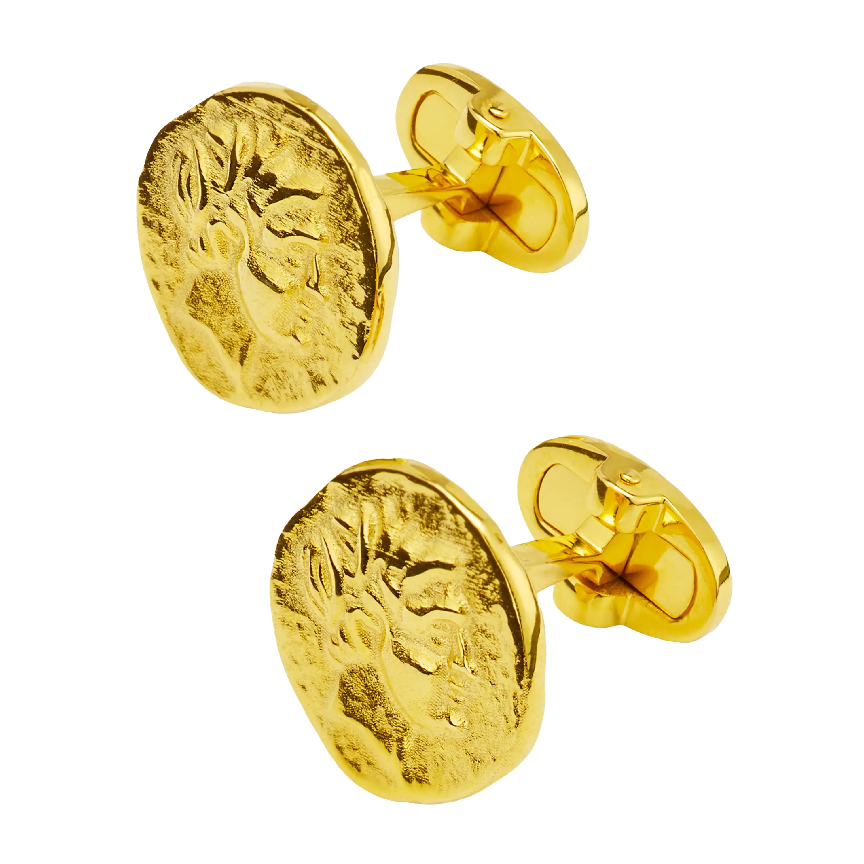 Coin 18K Gold Vermeil Cufflinks