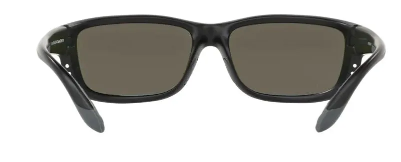 Costa Del Mar Mens Zane Matte Black Frame - Blue Mirror 580 Glass Lens - Polarized Sunglasses