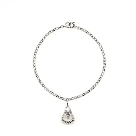 Diamond & Silver Handbag Bracelet