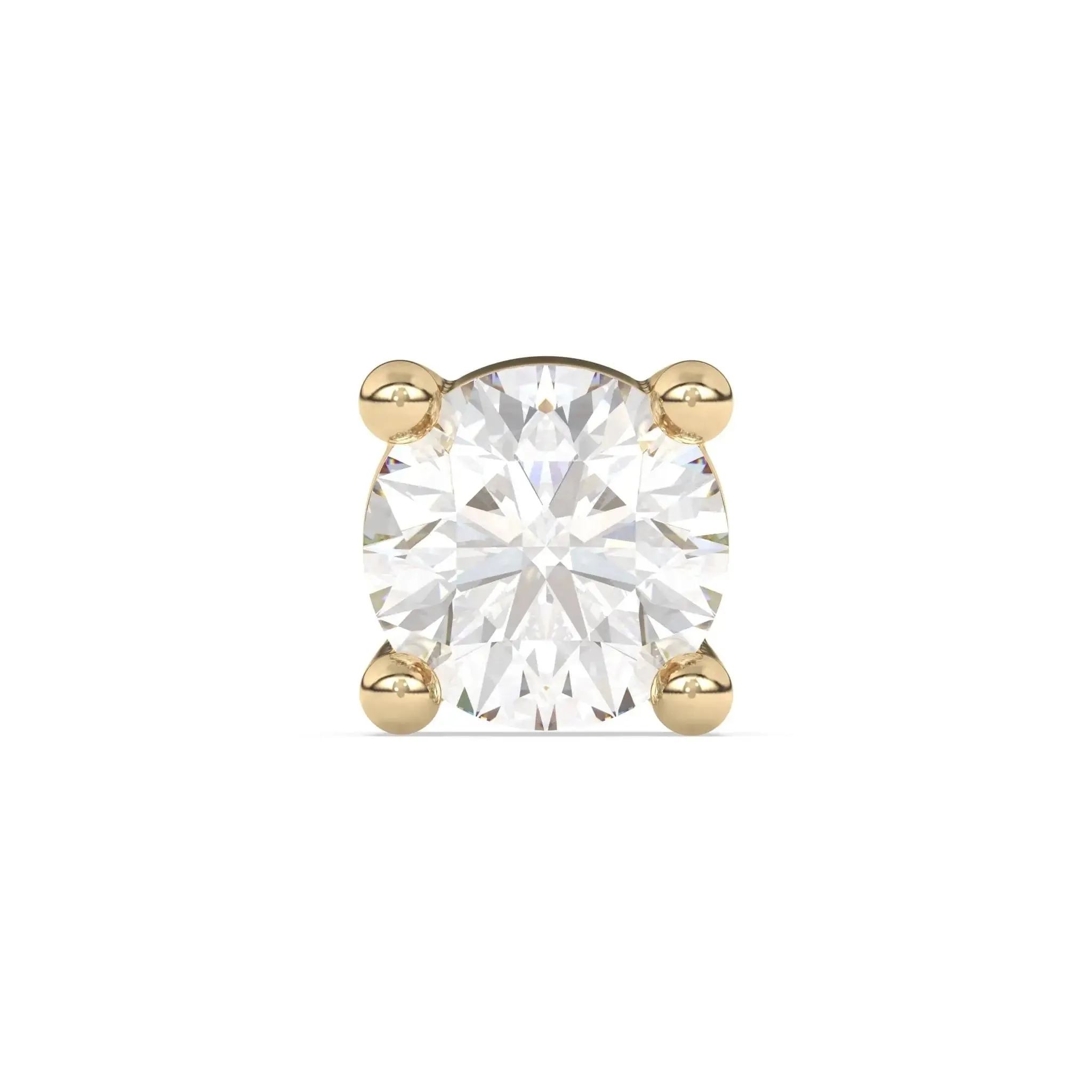 Diamond Round Stud