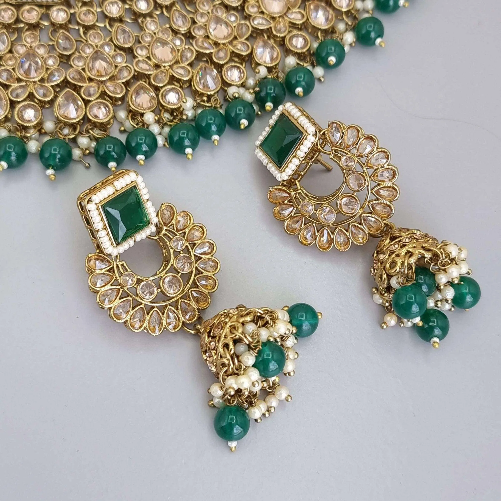 Dipika Necklace Set Green