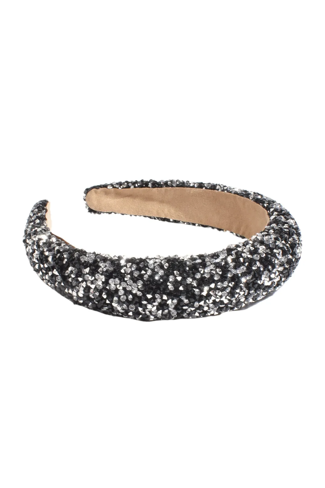 Dressy Diamante Event Headband Black