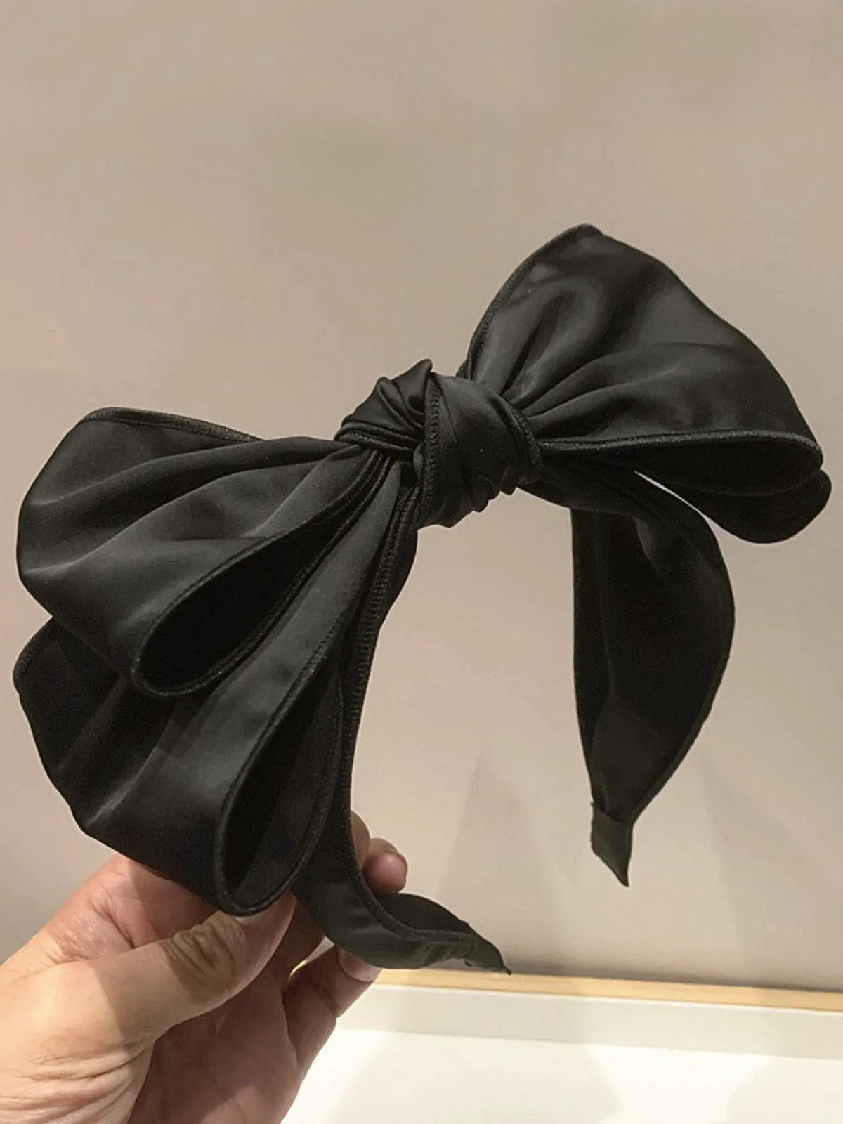 Every Day Elegance Satin Bowknot Thick Headband