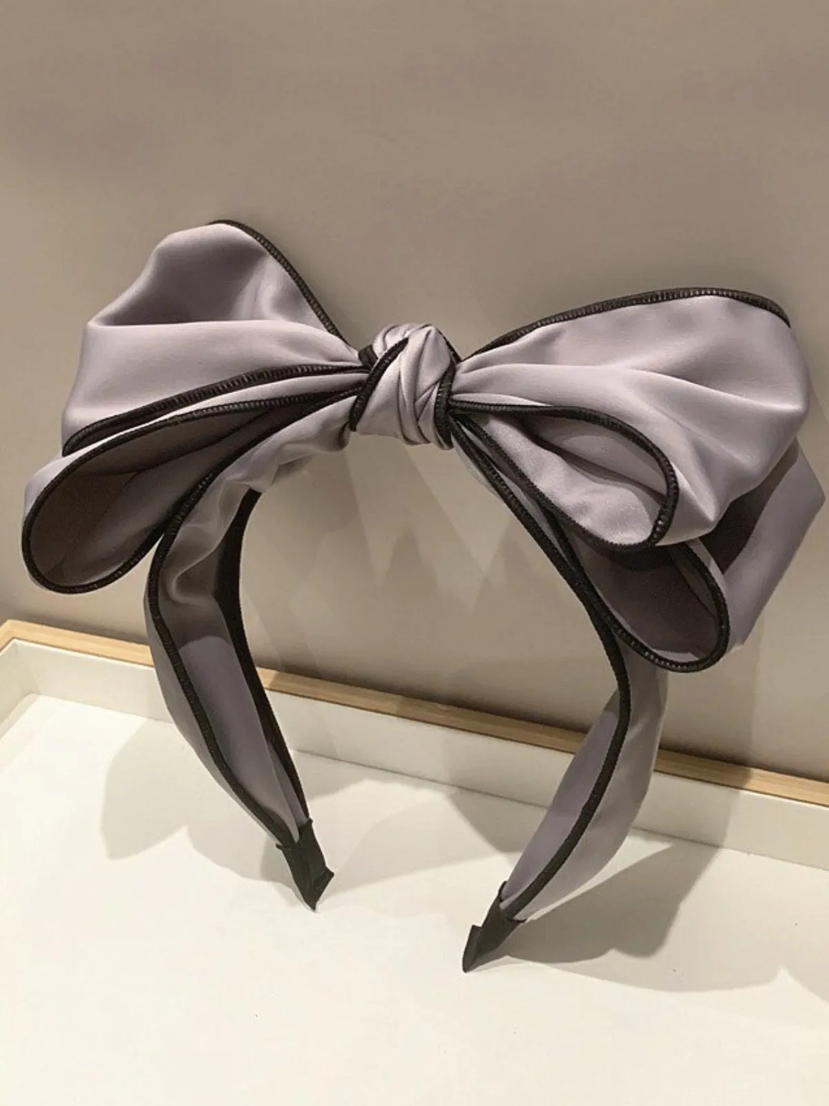 Every Day Elegance Satin Bowknot Thick Headband