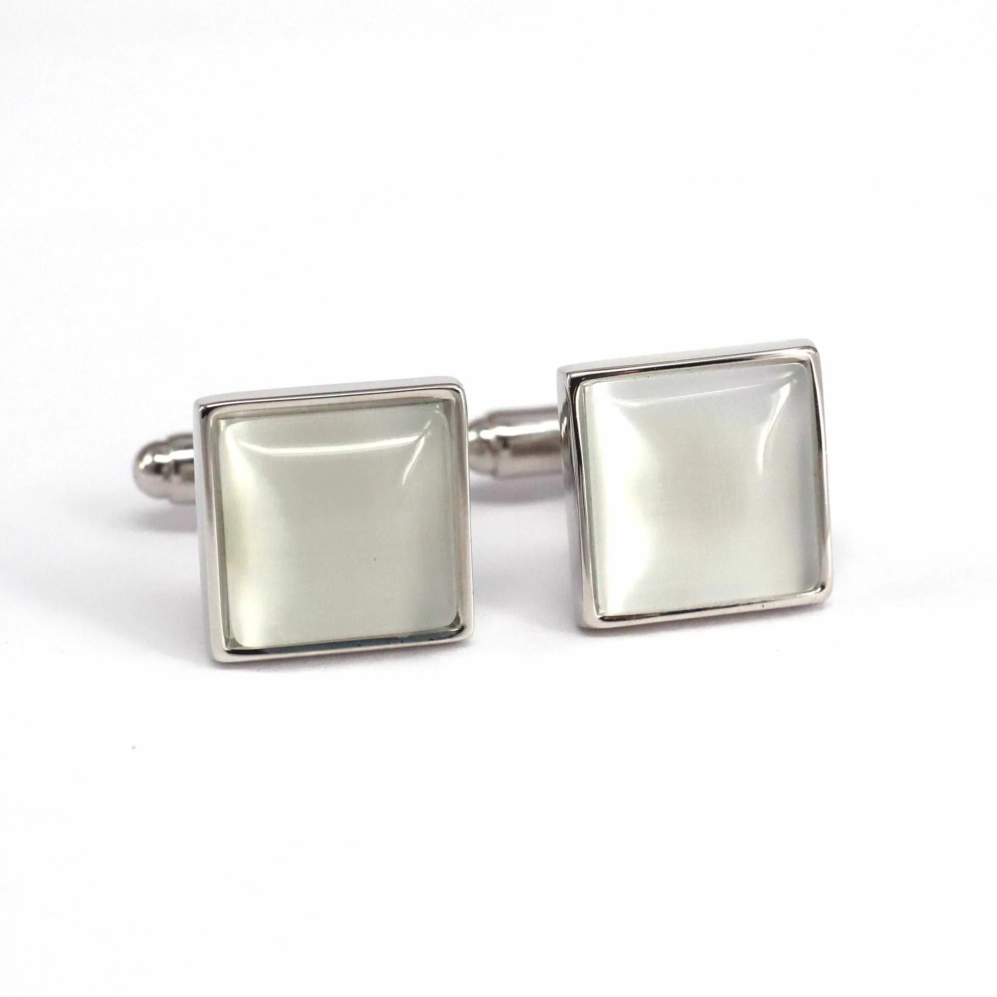 Fiber Glass (Small) Square Cufflinks (Online Exclusive)