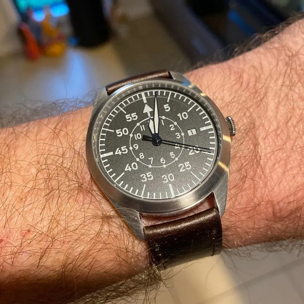 Flieger Pilot Watch A Type B Aviator Automatic Field Reloj Piloto