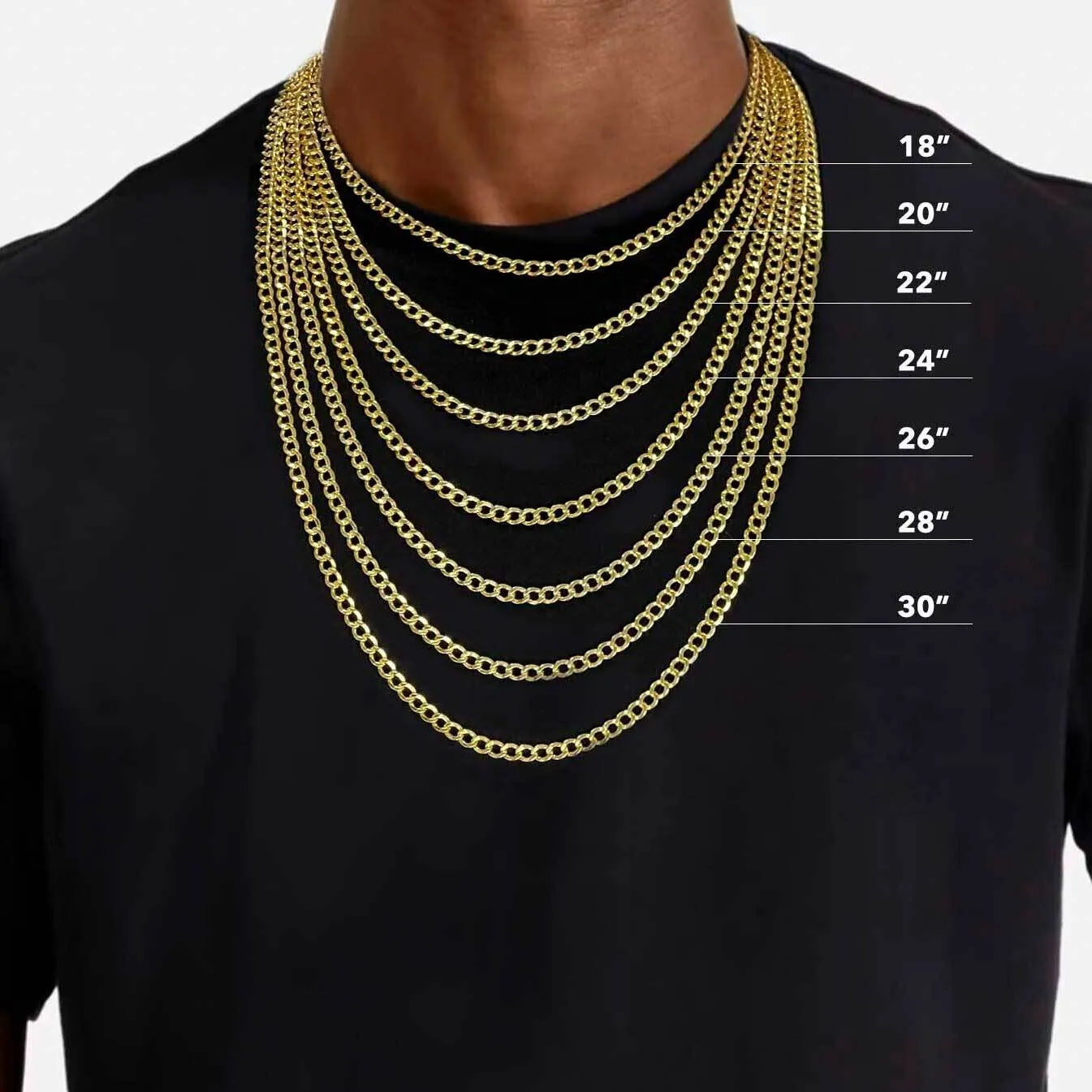 Franco Chain Necklace 14K Rose Gold - Solid