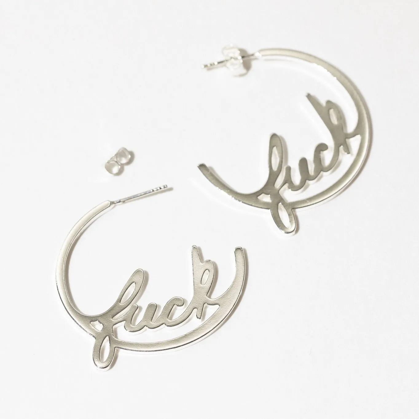 Fuck Hoop Earrings