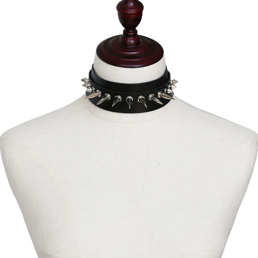 Funki Buys | Necklaces | Women's Gothic Spike Collar Necklace