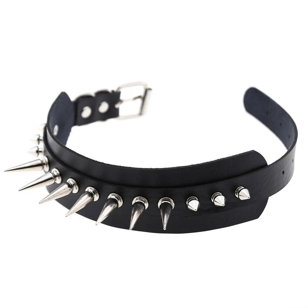 Funki Buys | Necklaces | Women's Gothic Spike Collar Necklace