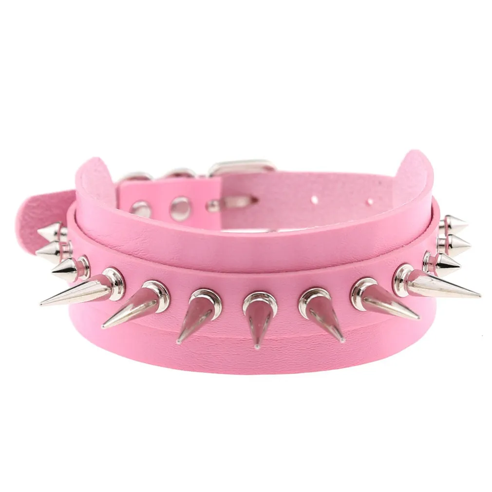 Funki Buys | Necklaces | Women's Gothic Spike Collar Necklace