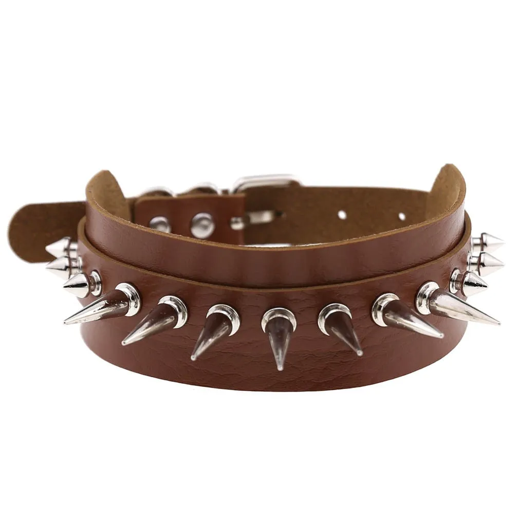 Funki Buys | Necklaces | Women's Gothic Spike Collar Necklace