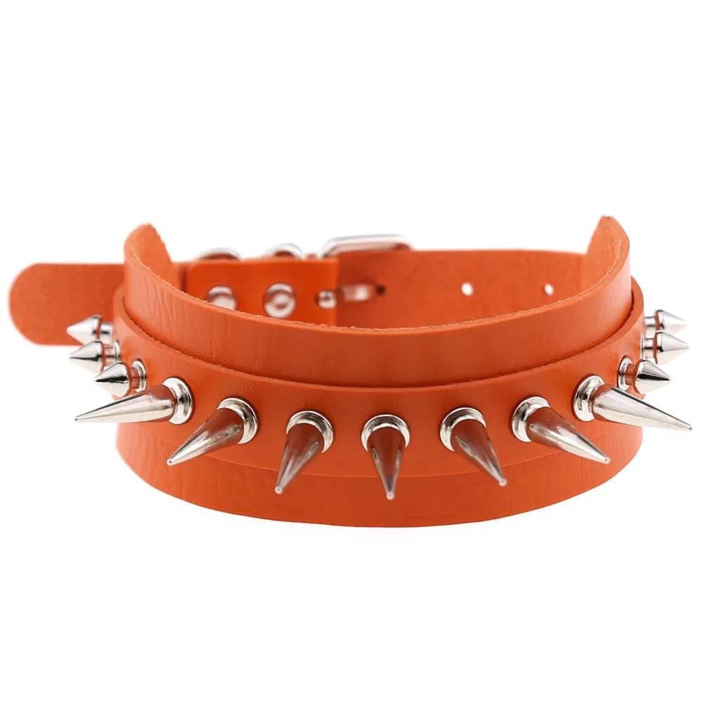 Funki Buys | Necklaces | Women's Gothic Spike Collar Necklace