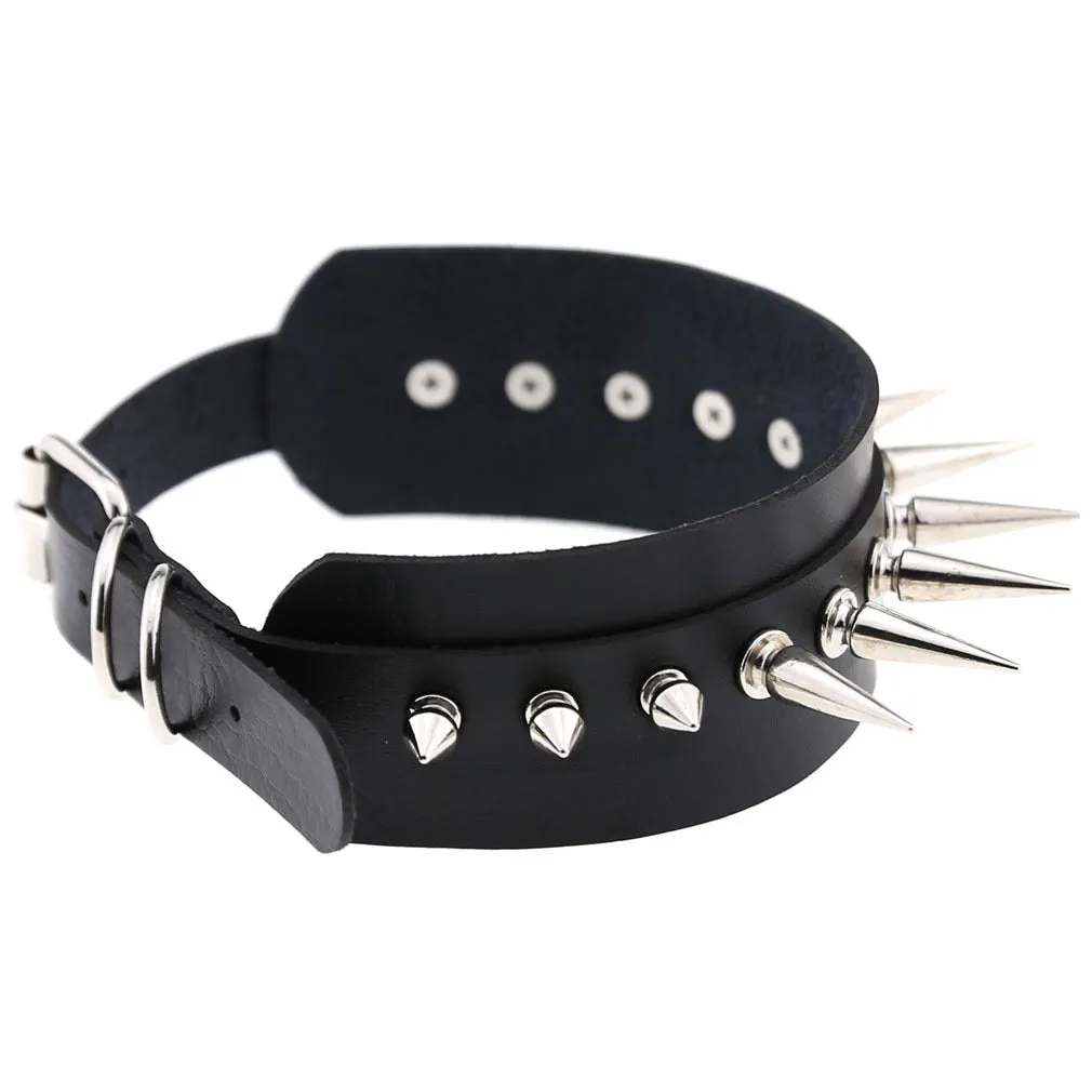 Funki Buys | Necklaces | Women's Gothic Spike Collar Necklace