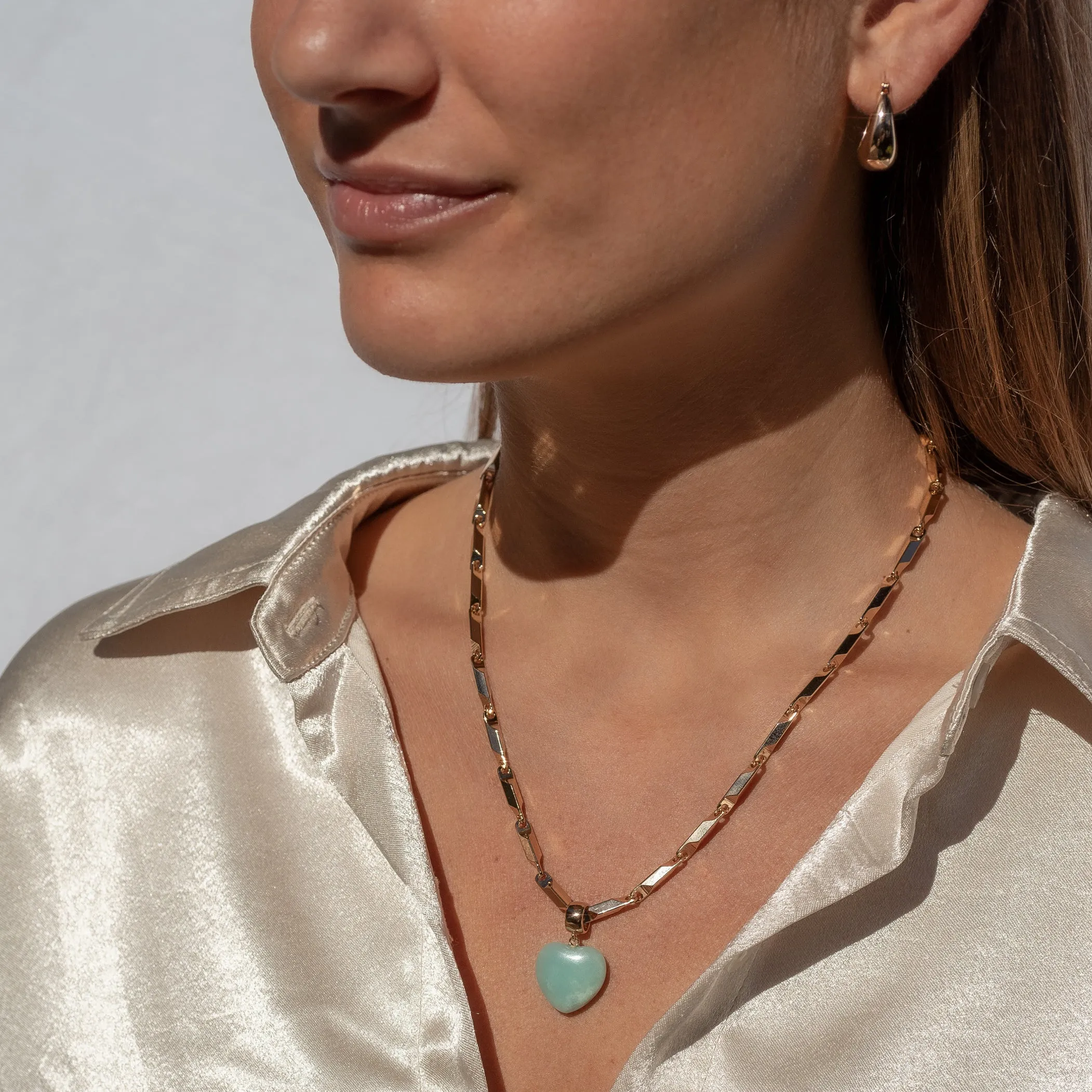 Gemma Amazonite Bail Charm