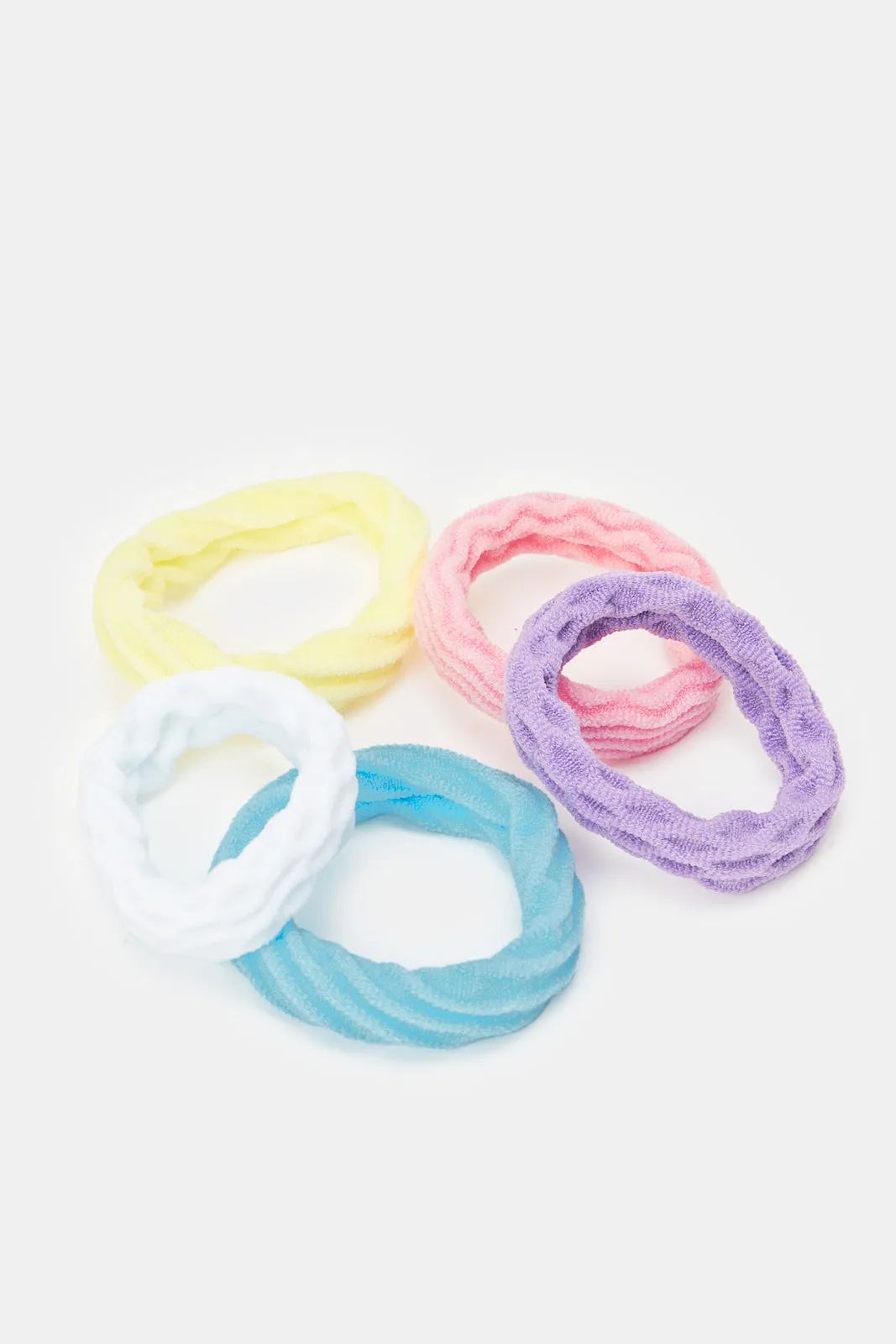 Girls Assorted Embellished Hair Tie Set (5 Piece)