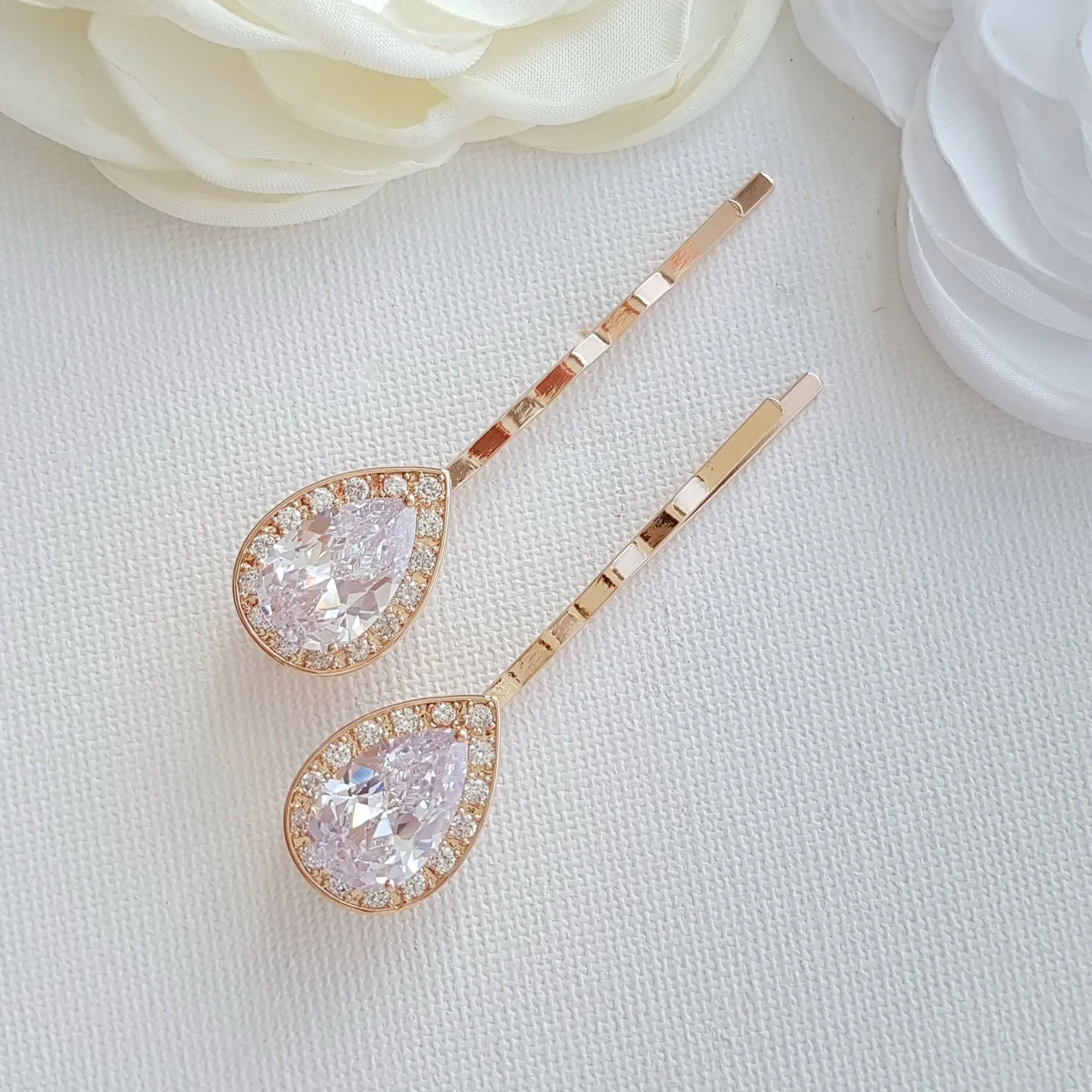 Gold Bridal Hair Pins- Evelyn