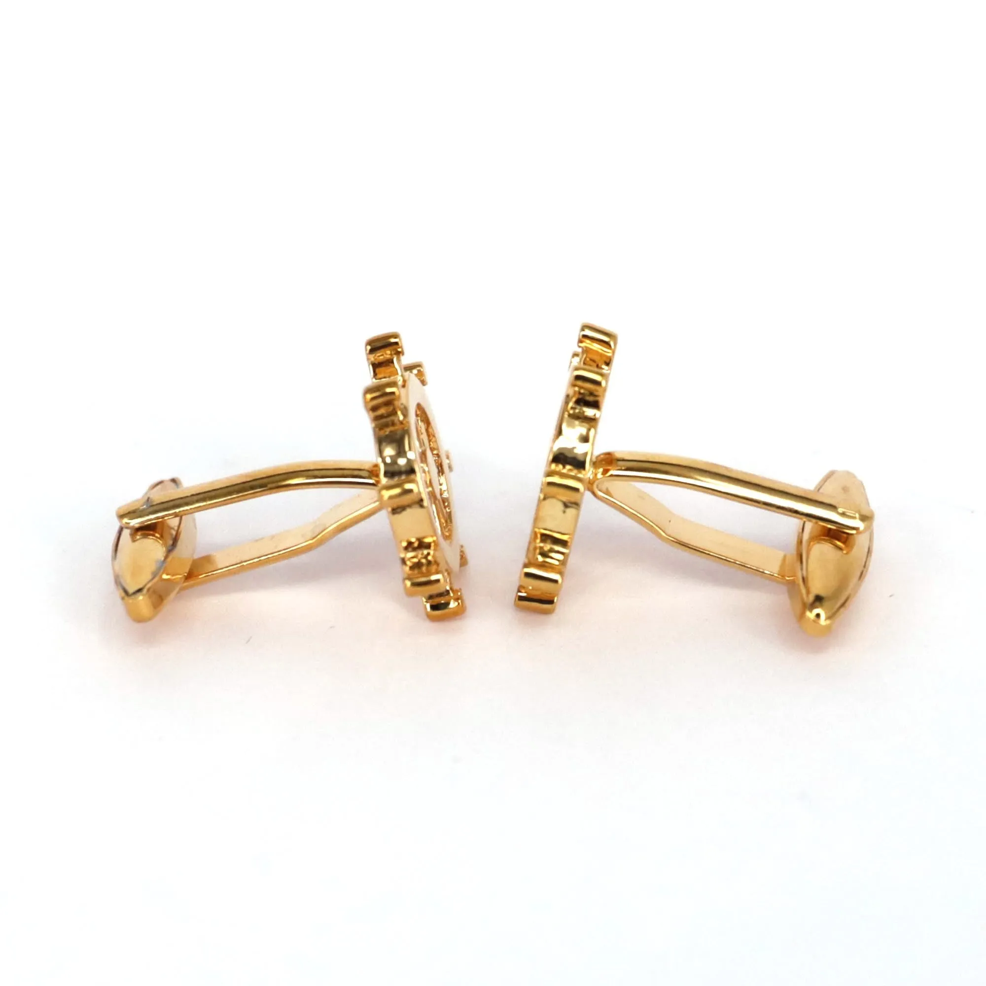 Gold Rotary Cufflinks (Online Exclusive)