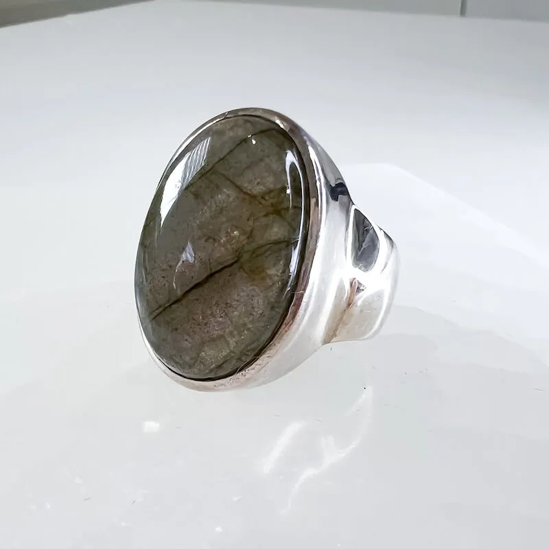 Labradorite Sterling 925 Silver Ring