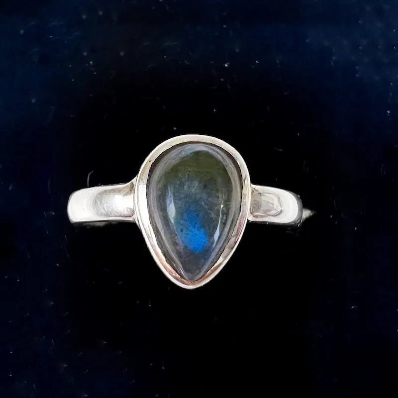 Labradorite Sterling 925 Silver Ring