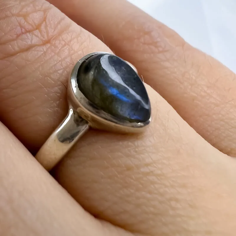 Labradorite Sterling 925 Silver Ring