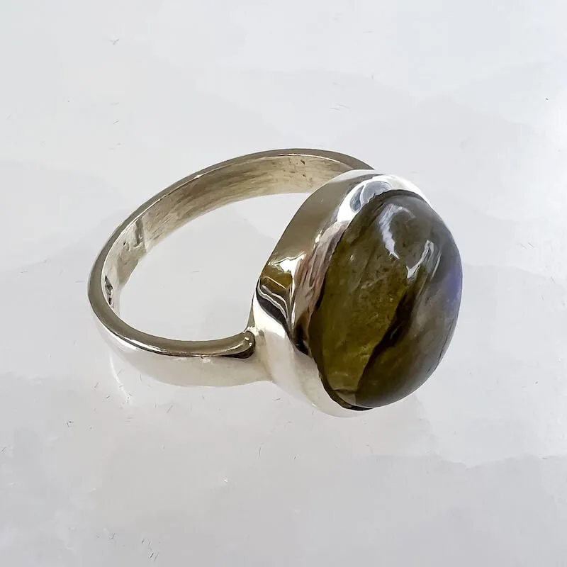 Labradorite Sterling 925 Silver Ring