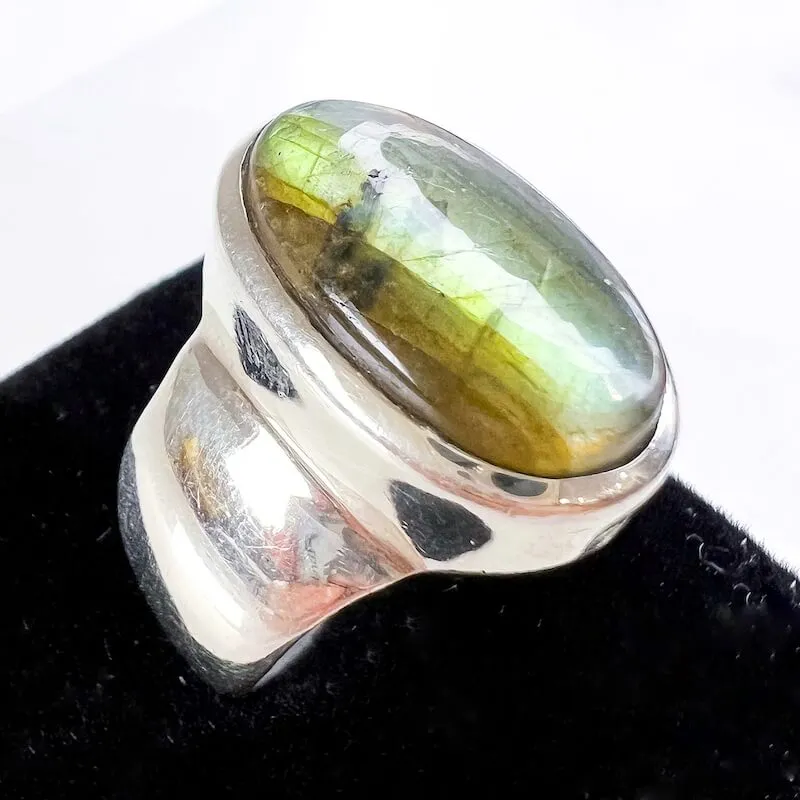 Labradorite Sterling 925 Silver Ring