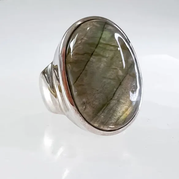 Labradorite Sterling 925 Silver Ring