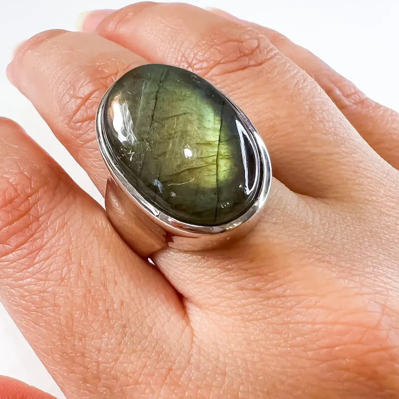 Labradorite Sterling 925 Silver Ring