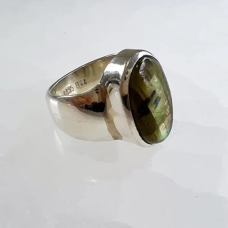 Labradorite Sterling 925 Silver Ring