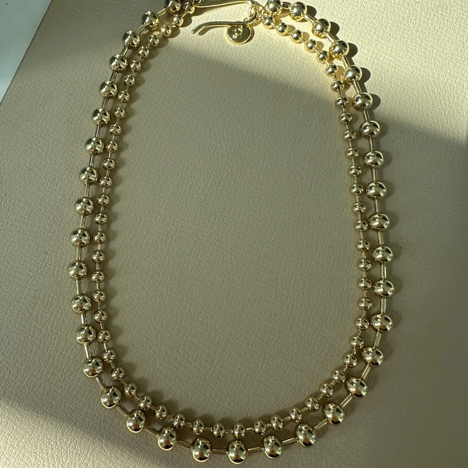 Layered Ball Chain Necklace